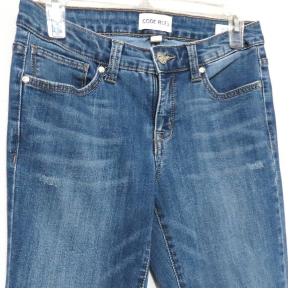 Code Bleu Maya Straight Leg Medium Wash Jeans Size 4 - Picture 4 of 16